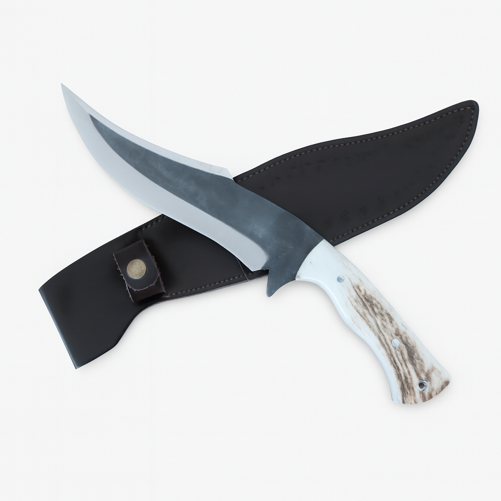 12,6 " Jagdmesser Hirschgeweih Griff Personalisiert
