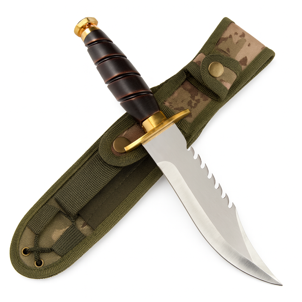 Personalisiertes Jagdmesser mit Etui