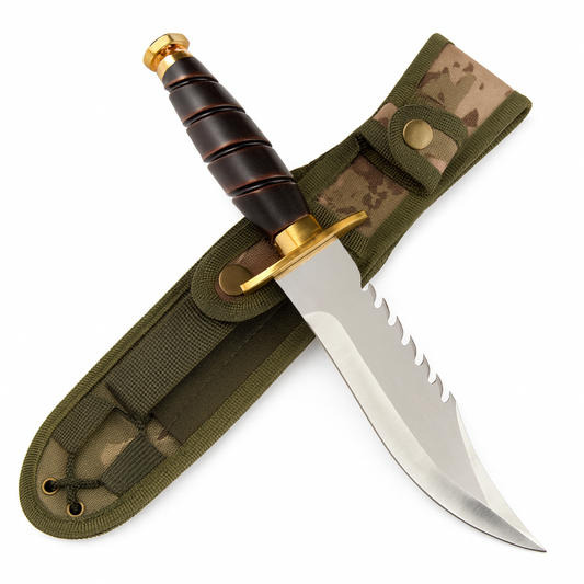 Personalisiertes Jagdmesser mit Etui