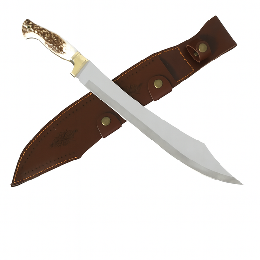 17 "Personalisierte Hirschgeweih Griff Machete Messer