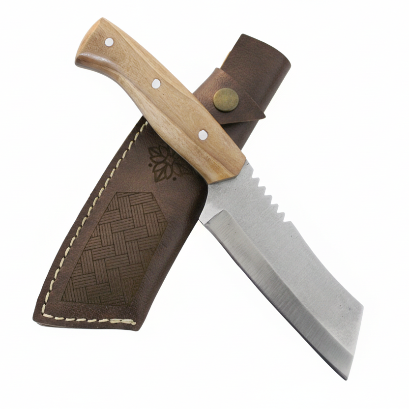 9 "Zoll Holzgriff Tanto Messer Personalisiert