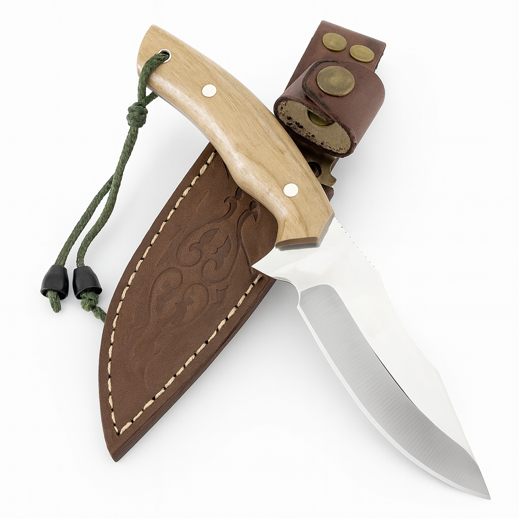 Handgefertigtes 10-Zoll-Walnussgriff-Bushcraft-Messer Personalisiert