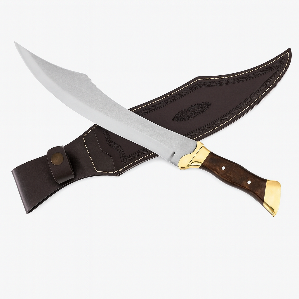 17 "Personalisierter Walnussholz Griff Machete Messer (Wr073)