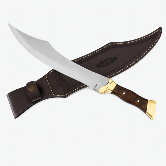 17 "Personalisierter Walnussholz Griff Machete Messer (Wr073)
