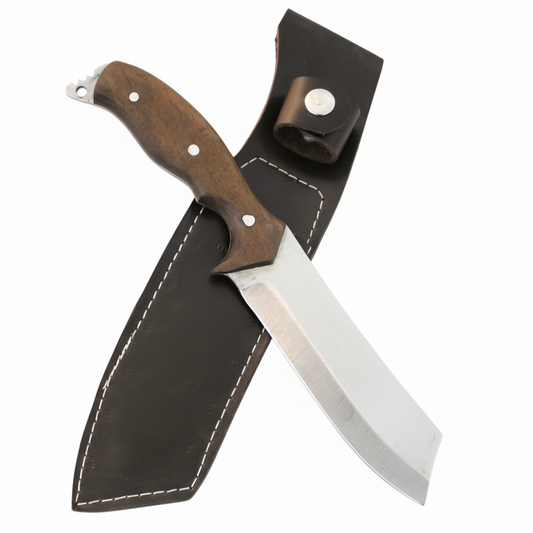 Personalisiertes Tanto Jagdmesser mit Walnussholz Griff