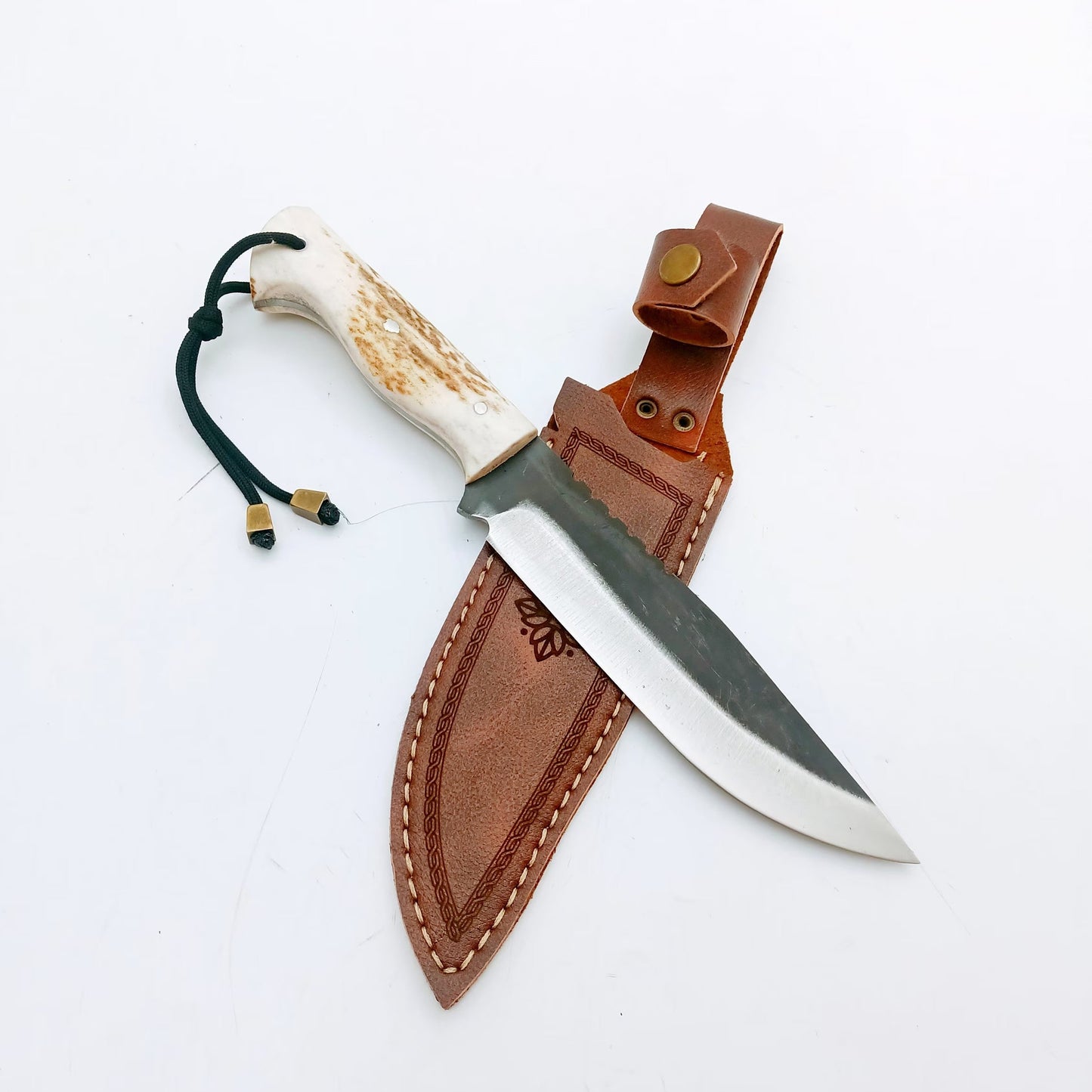 Handgemachte Hirschgeweih Griff Bushcraft Messer Personalisiert
