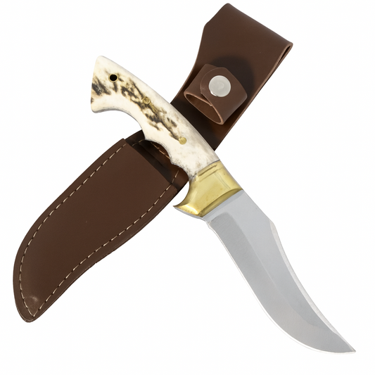 10 "Bowiemesser Jagdmesser Personalisiert Hirschgeweih Griff