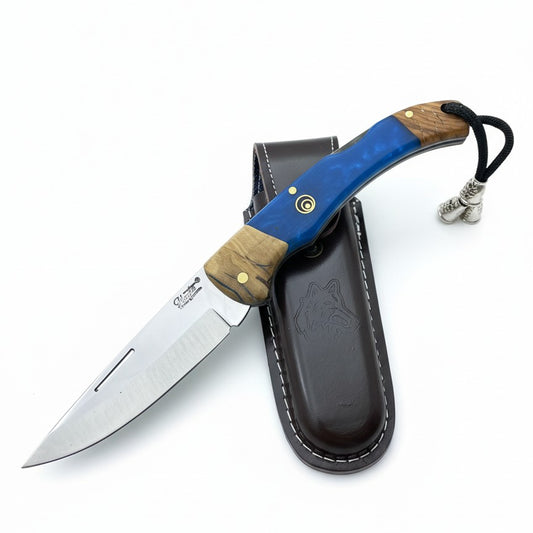 Handgemachtes Taschenmesser Personalisiert mit Scheide