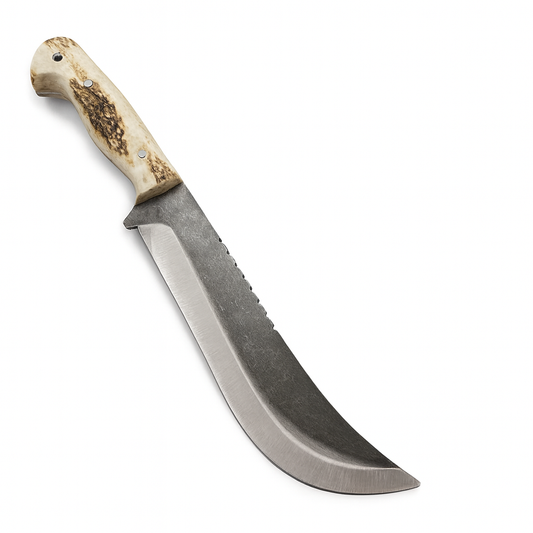 Personalisiertes Hirschgeweih Jagdmesser Machete