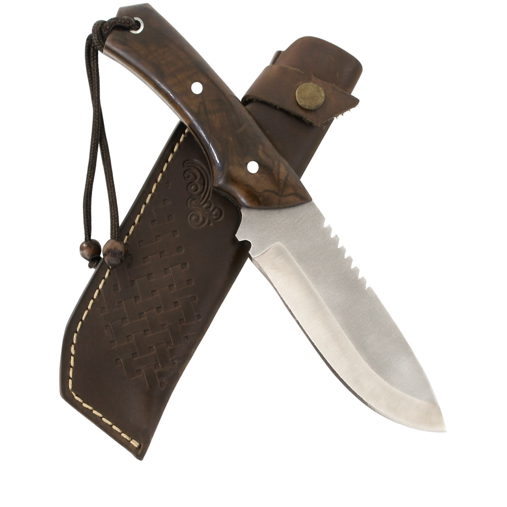 9.8 "Handgefertigtes Outdoor Messer mit Scheide Personalisiert