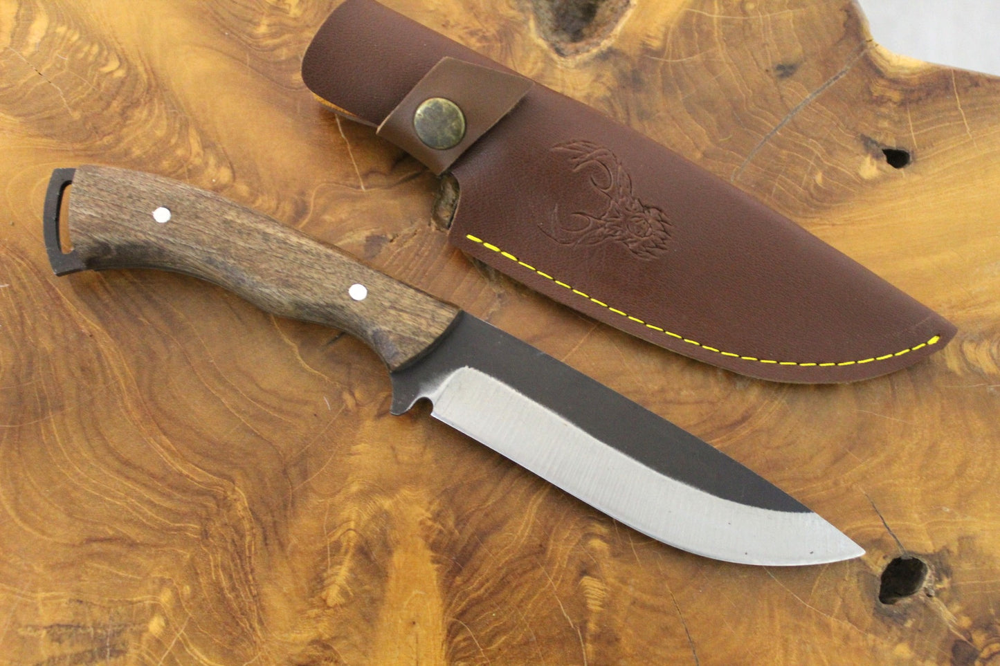 Handgefertigtes Jagdmesser Bushcraft Personalisiert