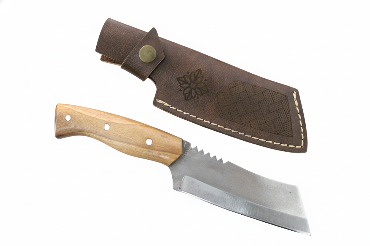 9 "Zoll Holzgriff Tanto Messer Personalisiert