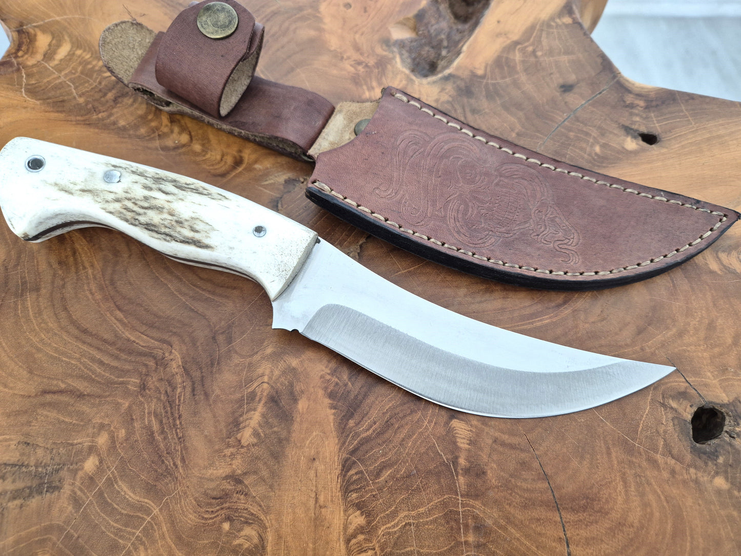 Handgefertigte Hirschhorn Jagdmesser Personalisiert