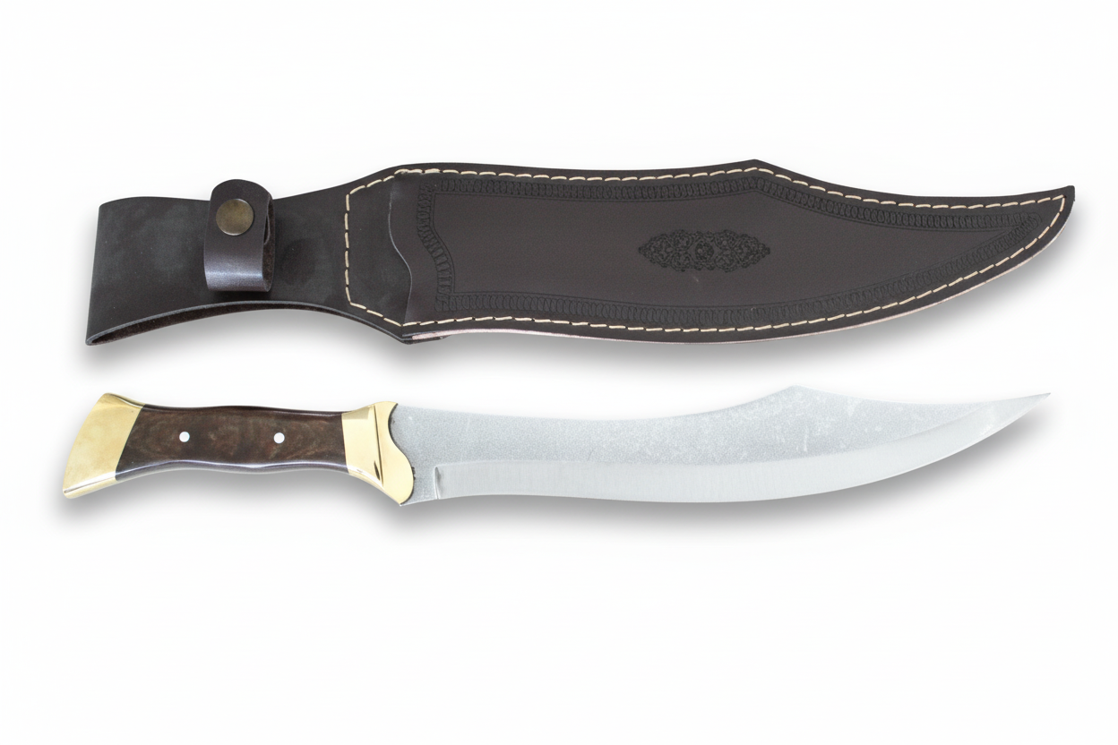 17 "Personalisierter Walnussholz Griff Machete Messer (Wr073)