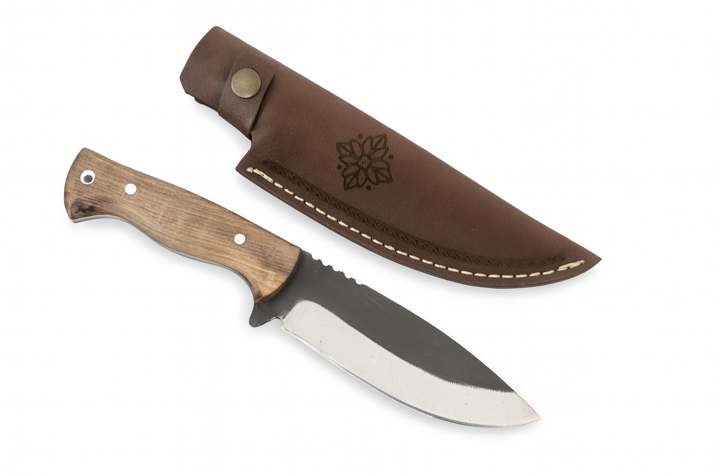 Personalisiertes Wikinger Messer mit Lederscheide