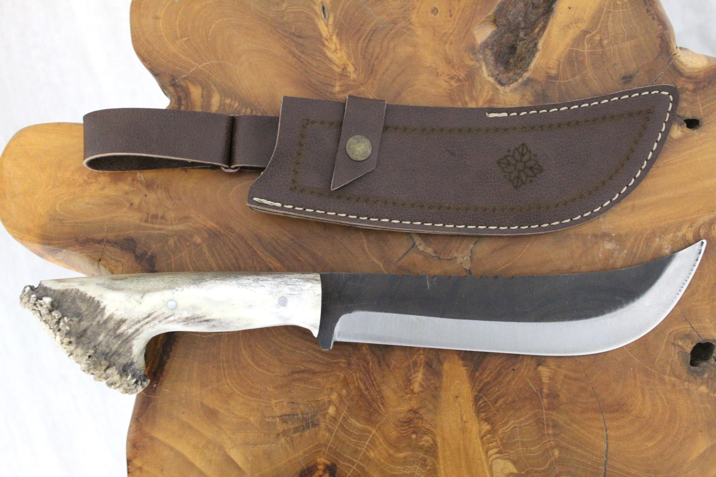 Hirschgeweih Jagdmesser Full Tang Machete
