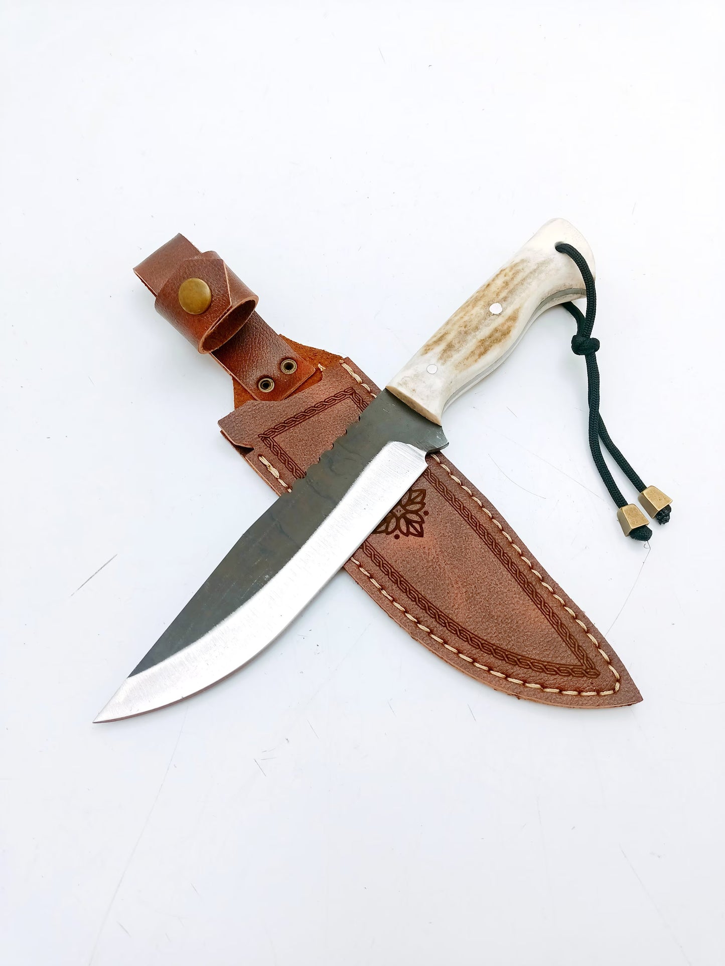 Handgemachte Hirschgeweih Griff Bushcraft Messer Personalisiert
