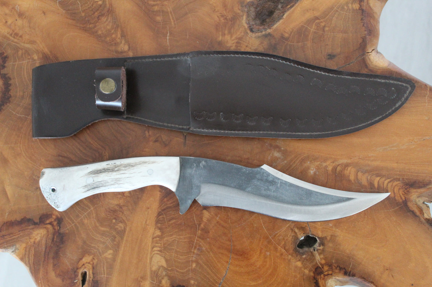 12,6 " Jagdmesser Hirschgeweih Griff Personalisiert