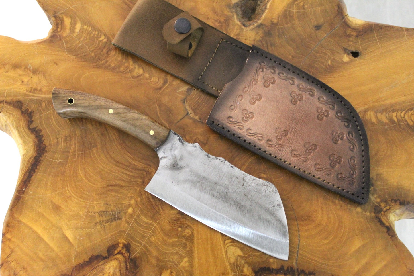 10 "Personalisiert Hand geschmiedet serbischer Beil Almazan Holzgriff