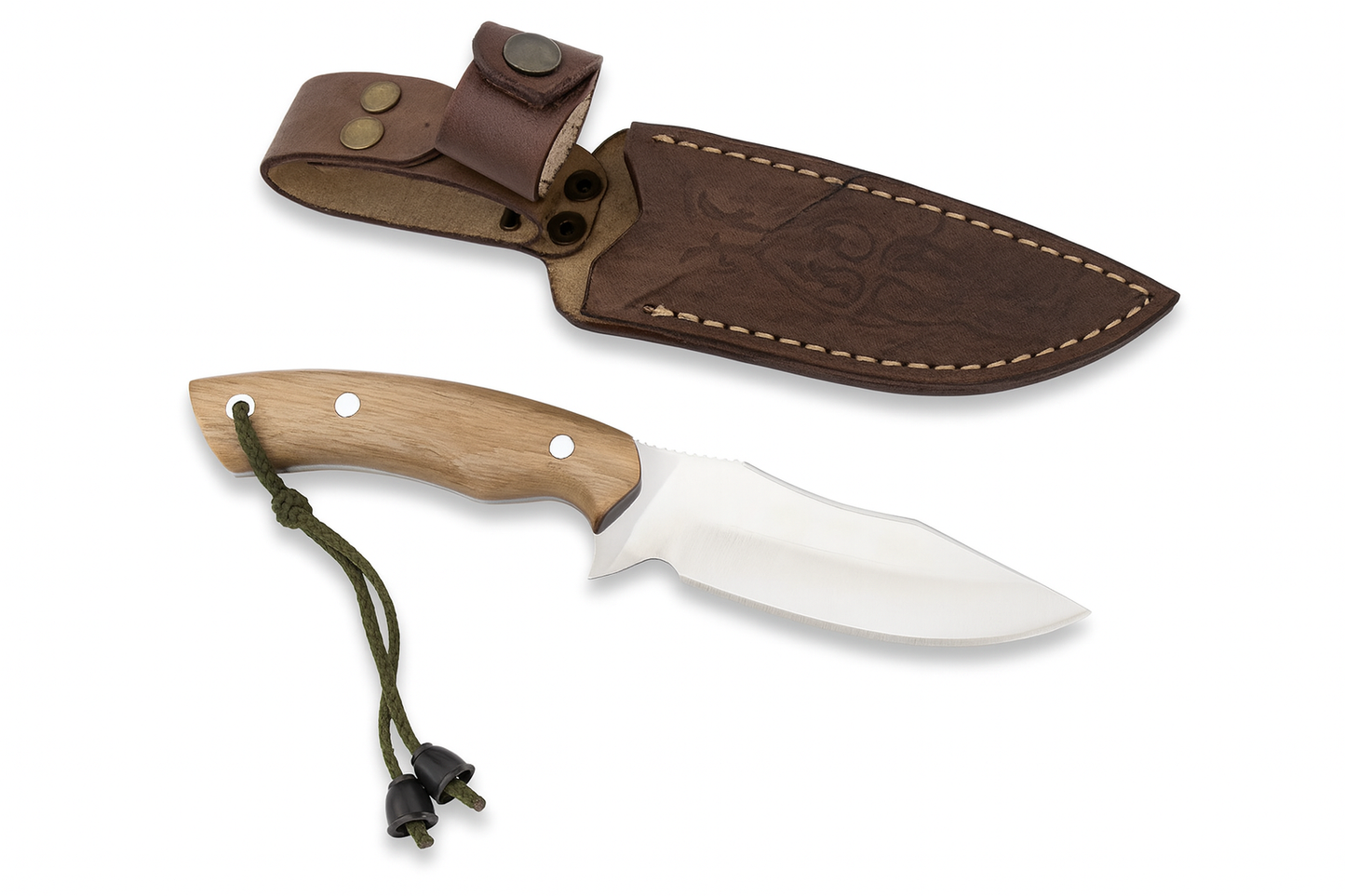 Handgefertigtes 10-Zoll-Walnussgriff-Bushcraft-Messer Personalisiert