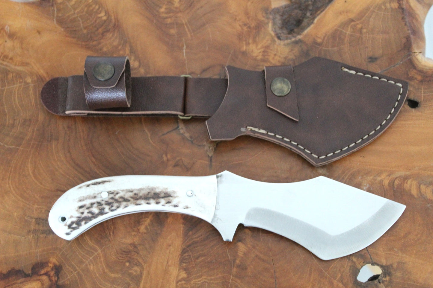 Handgemachtes Hirschgeweih Griff Tracker Messer Personalisiert