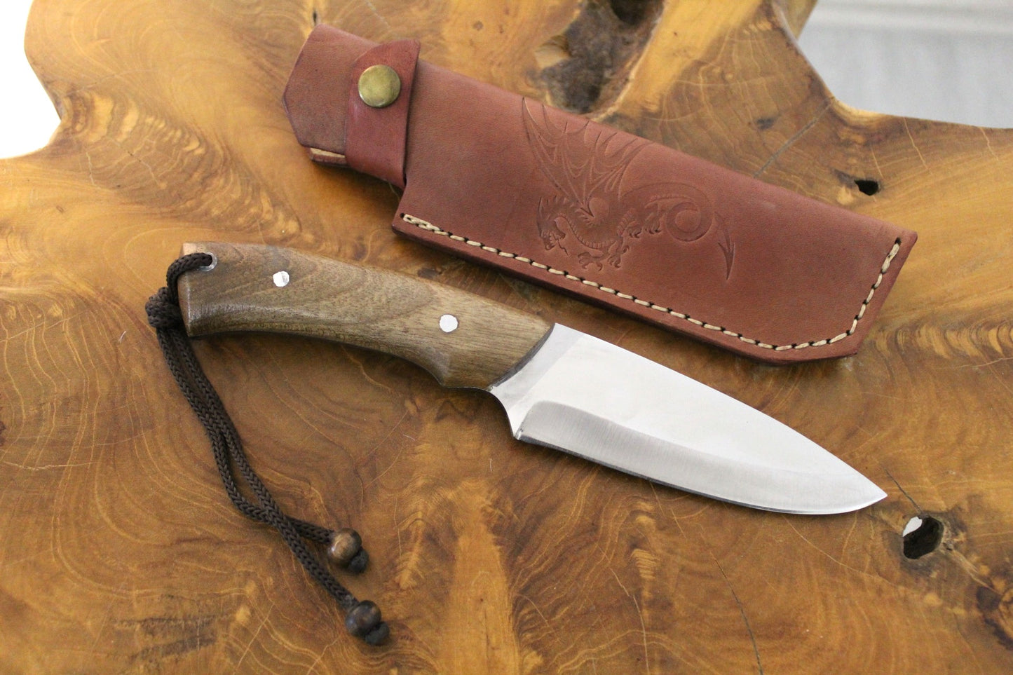 Handgefertigtes Bowie-Bushcraft-Messer Personalisiert