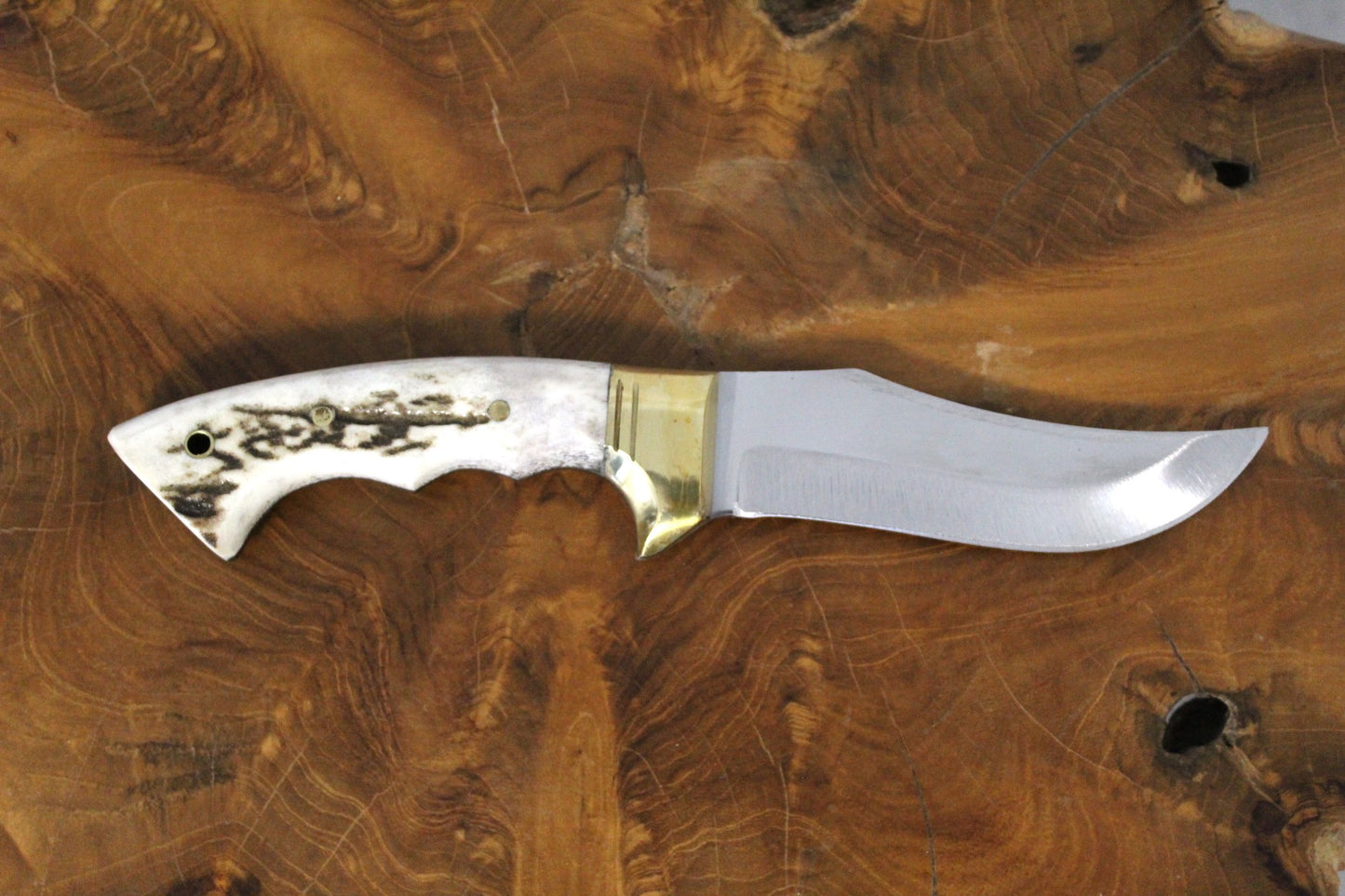 10 "Bowiemesser Jagdmesser Personalisiert Hirschgeweih Griff