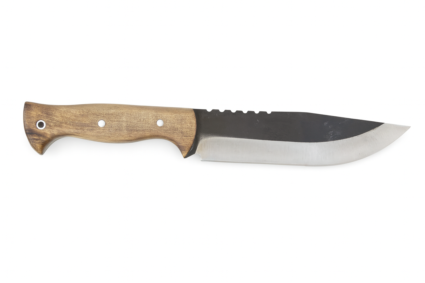 Personalisiertes Jagdmesser mit Lederscheide