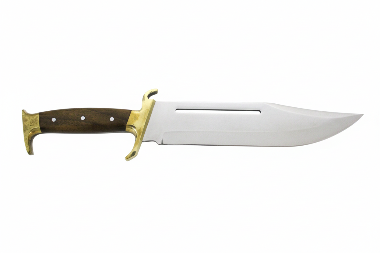 Handgefertigtes Jagdmesser mit Lederscheide Personalisiert