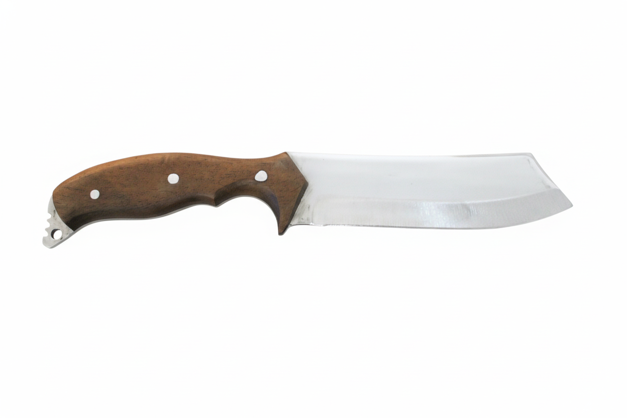 Personalisiertes Tanto Jagdmesser mit Walnussholz Griff