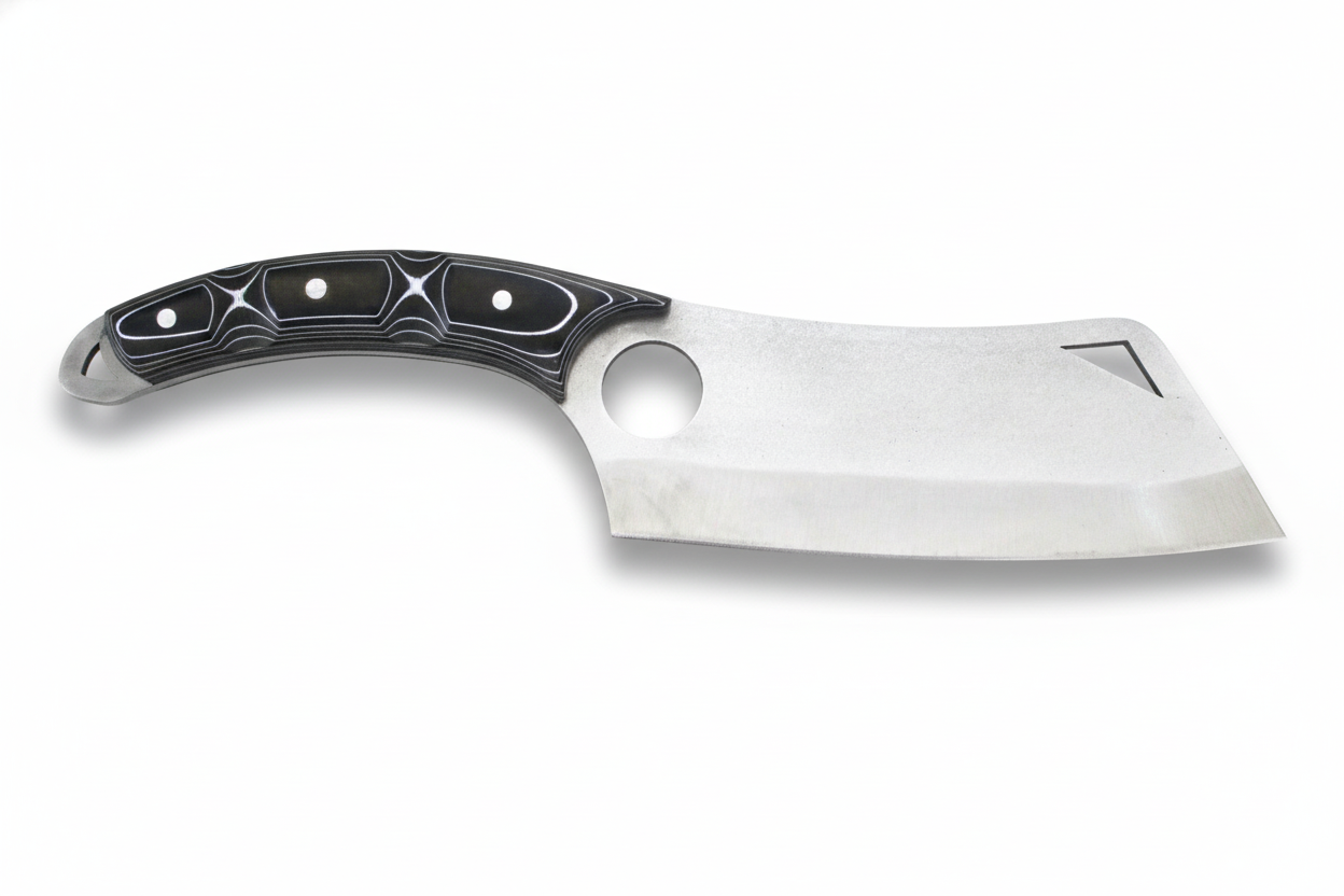 Wikingermesser mit Werzalit Griff und Kochmesser Personalisiert
