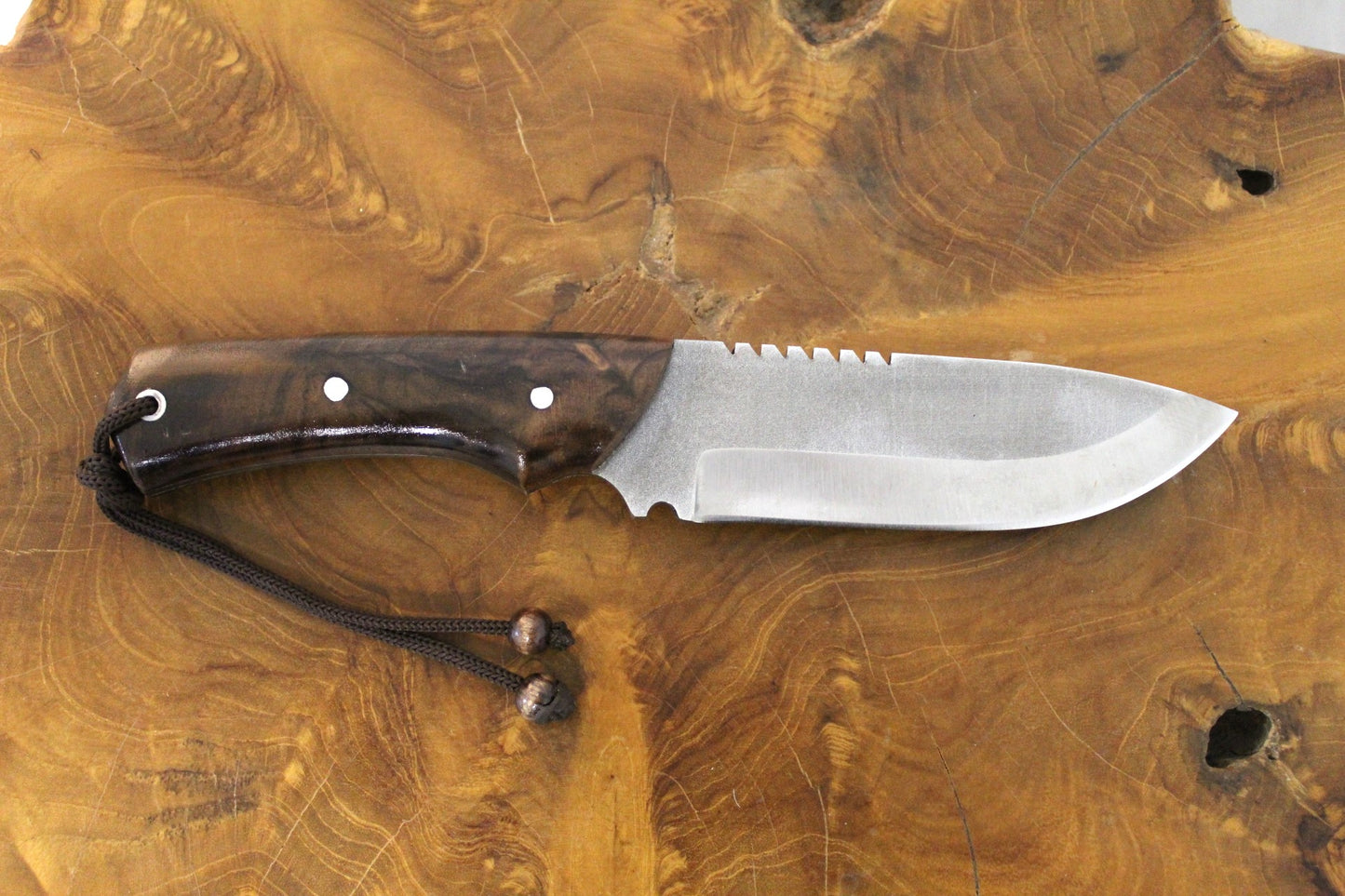 9.8 "Handgefertigtes Outdoor Messer mit Scheide Personalisiert