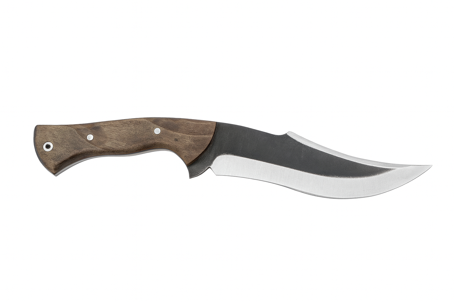 12,6 "professionelles Jagdmesser mit Walnussholz Griff Personalisiert
