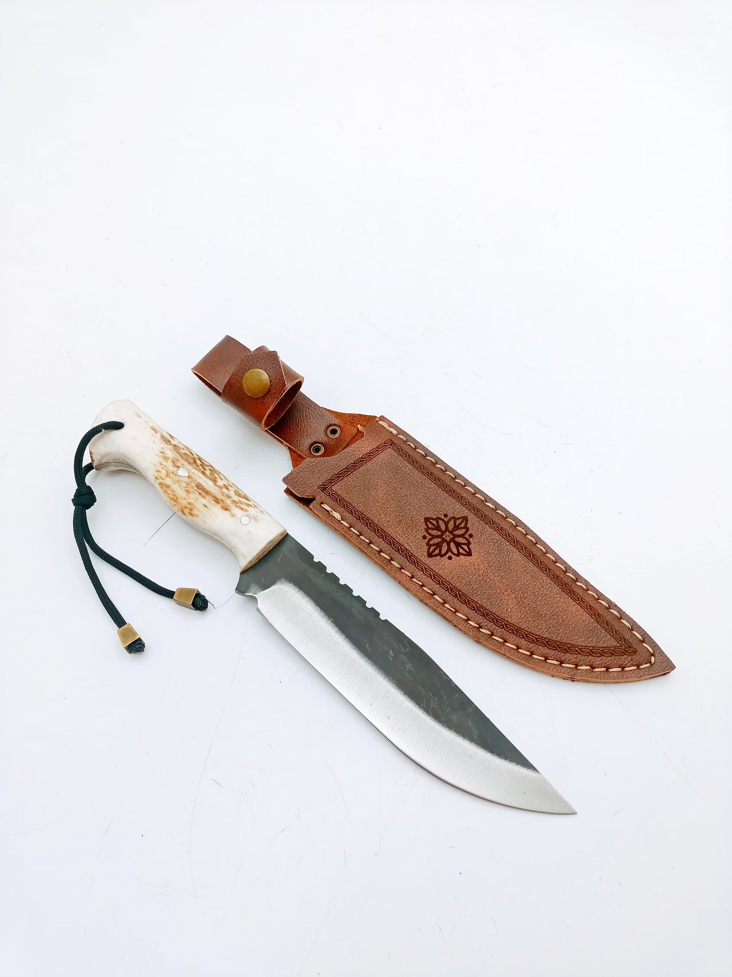 Handgemachte Hirschgeweih Griff Bushcraft Messer Personalisiert
