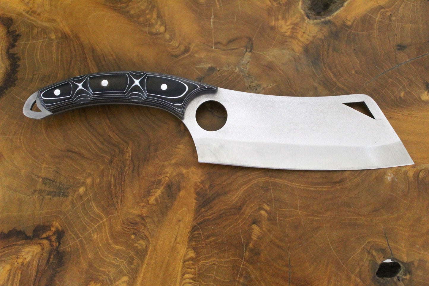 Wikingermesser mit Werzalit Griff und Kochmesser Personalisiert