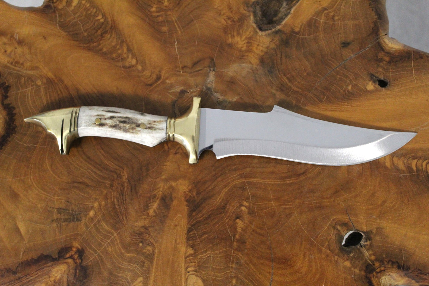 12 " Bowie Jagdmesser Personalisiertes Hirschgeweihmesser