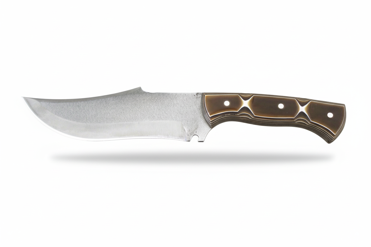 "12"" personalisiertes Jagdmesser Werzalit Griff