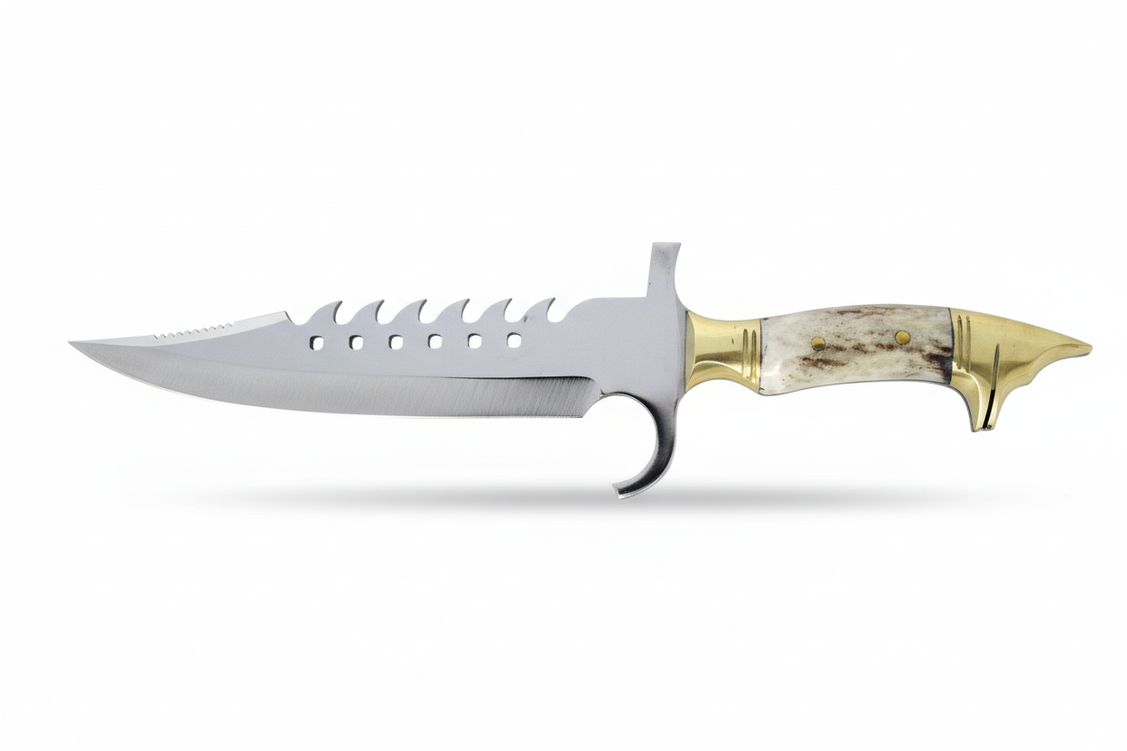 Hirschgeweih Griff Jagdmesser  Personalisiert