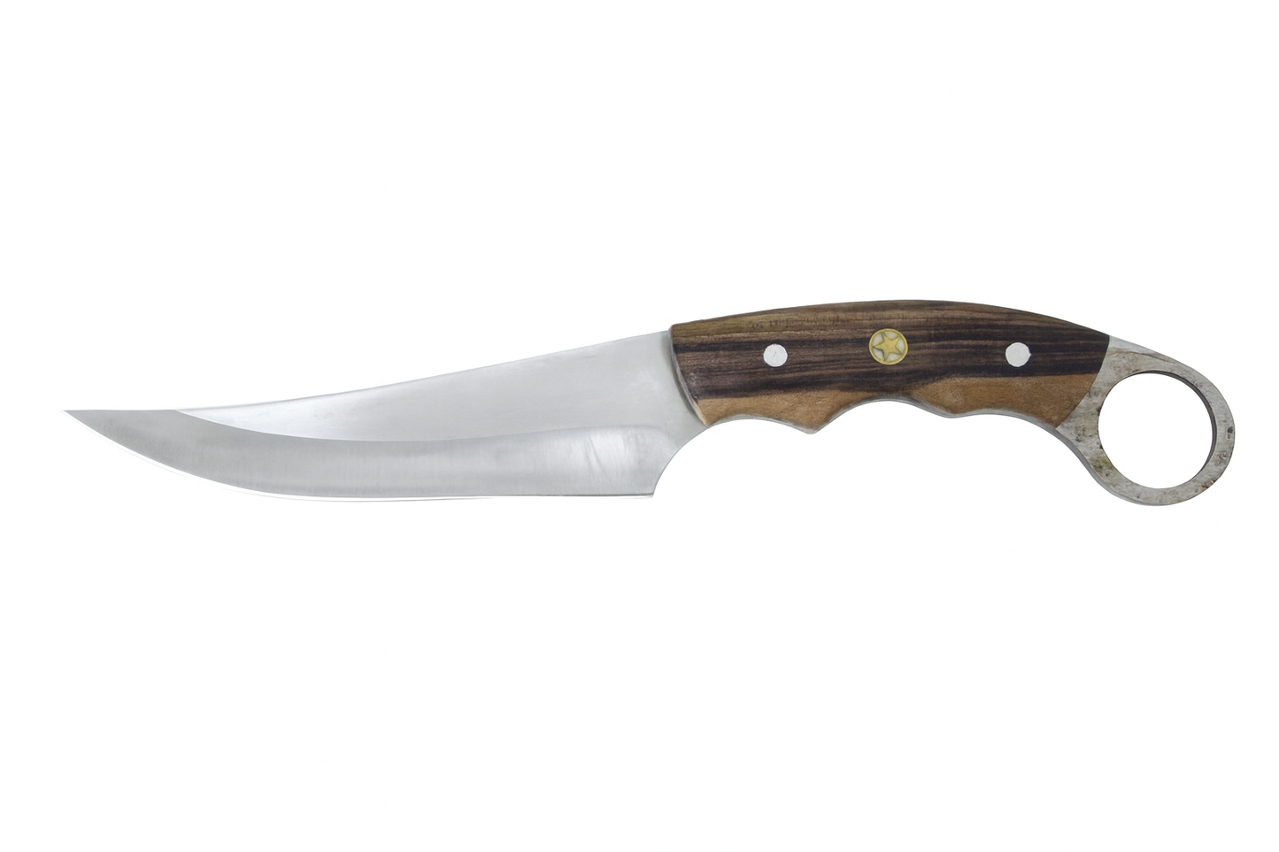 Handgefertigtes Bushcraftmesser mit Lederscheide Personalisiert