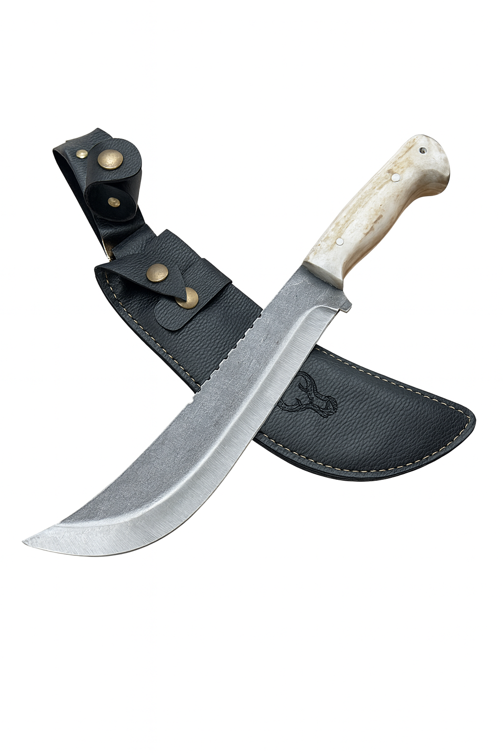 Personalisiertes Hirschgeweih Jagdmesser Machete