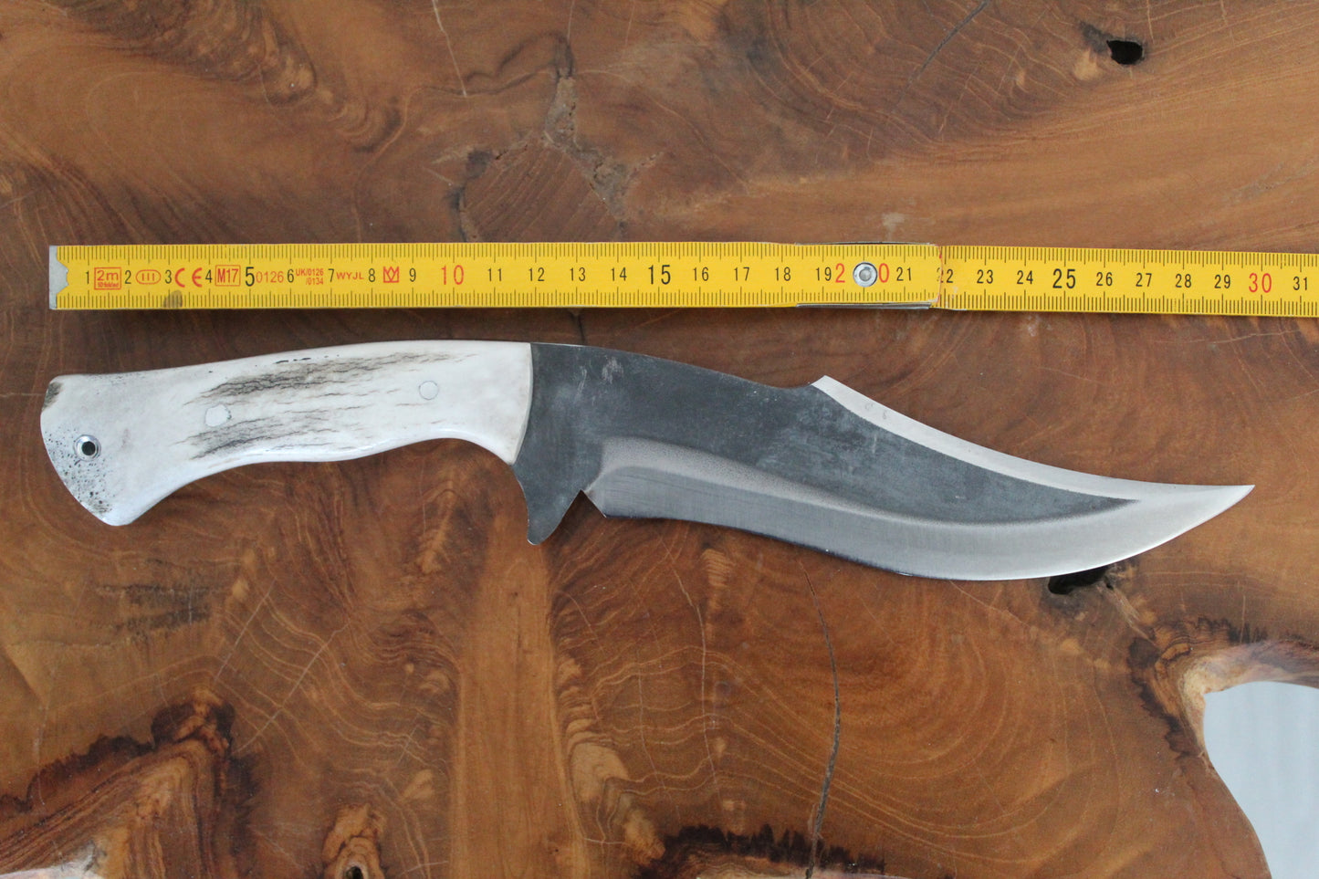 12,6 " Jagdmesser Hirschgeweih Griff Personalisiert