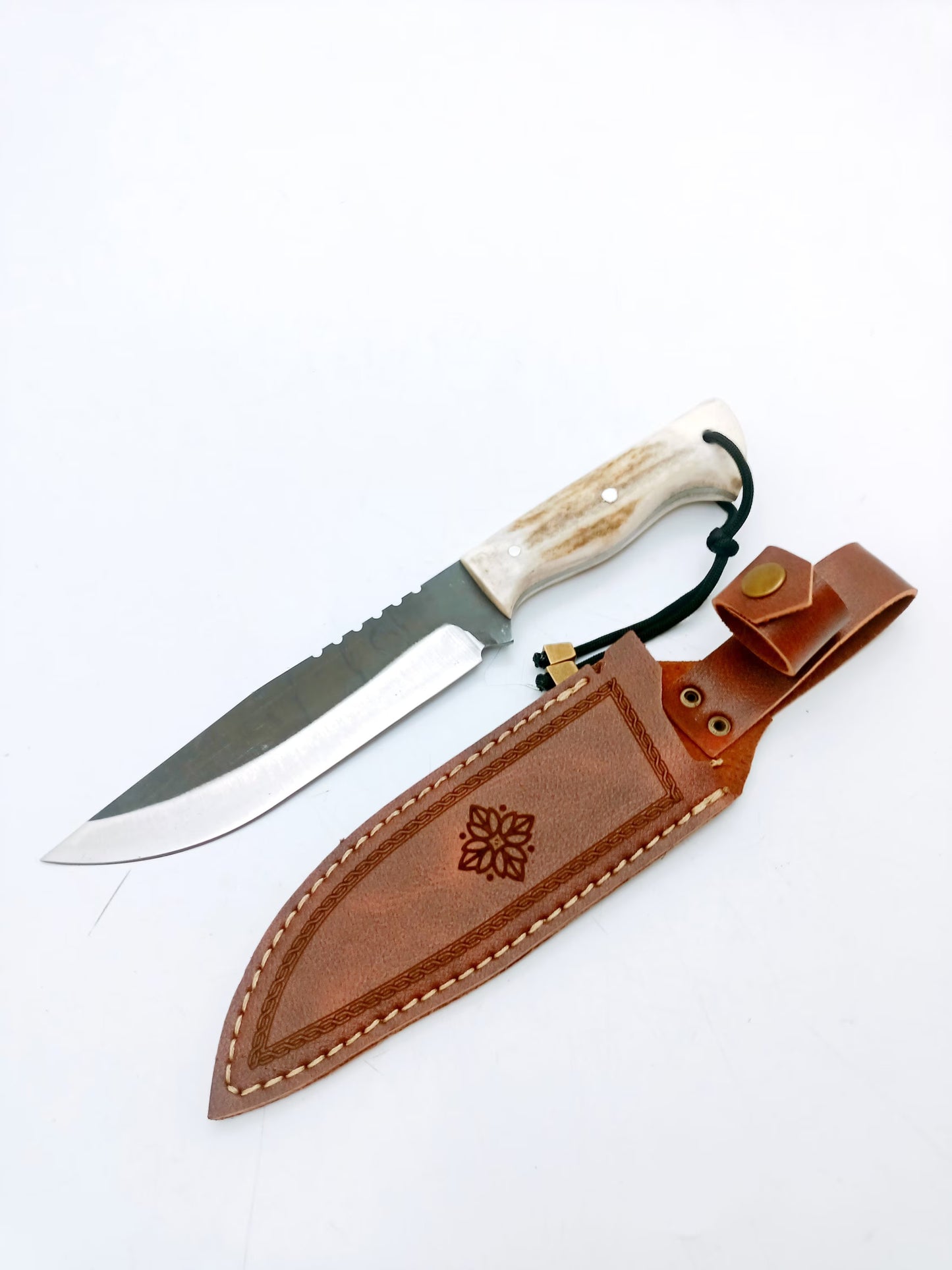 Handgemachte Hirschgeweih Griff Bushcraft Messer Personalisiert