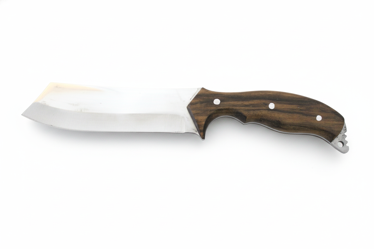 Personalisiertes Tanto Jagdmesser mit Walnussholz Griff