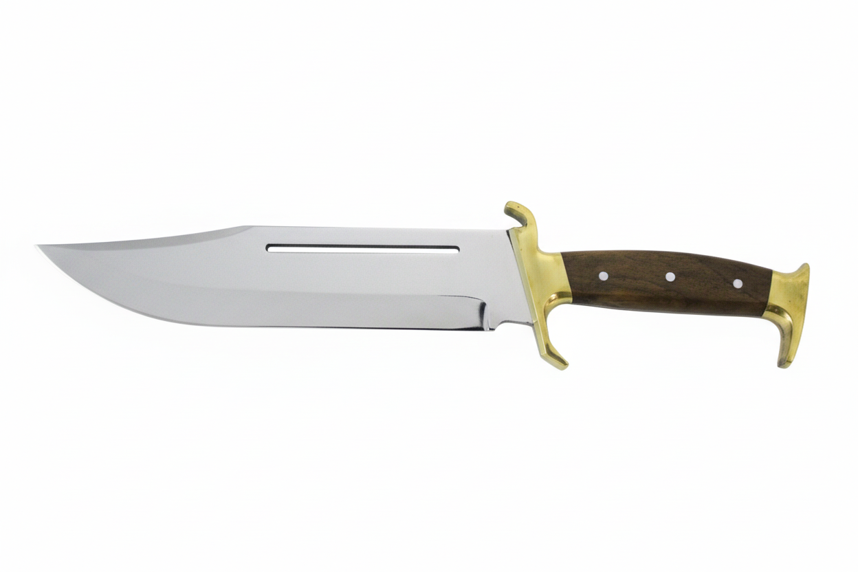 Handgefertigtes Jagdmesser mit Lederscheide Personalisiert