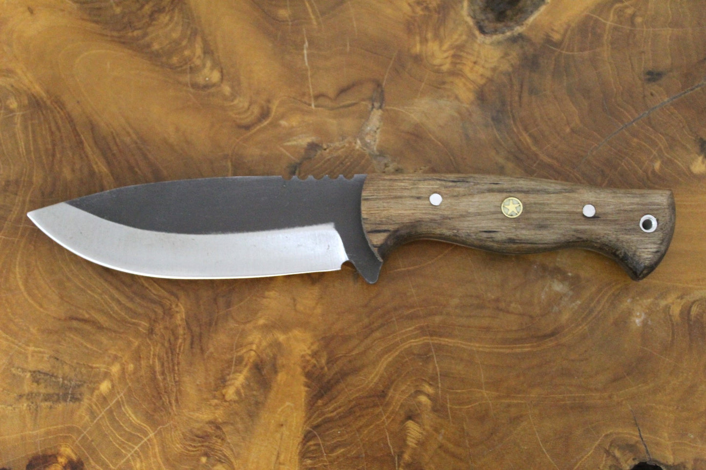 Personalisiertes Wikinger Messer mit Lederscheide