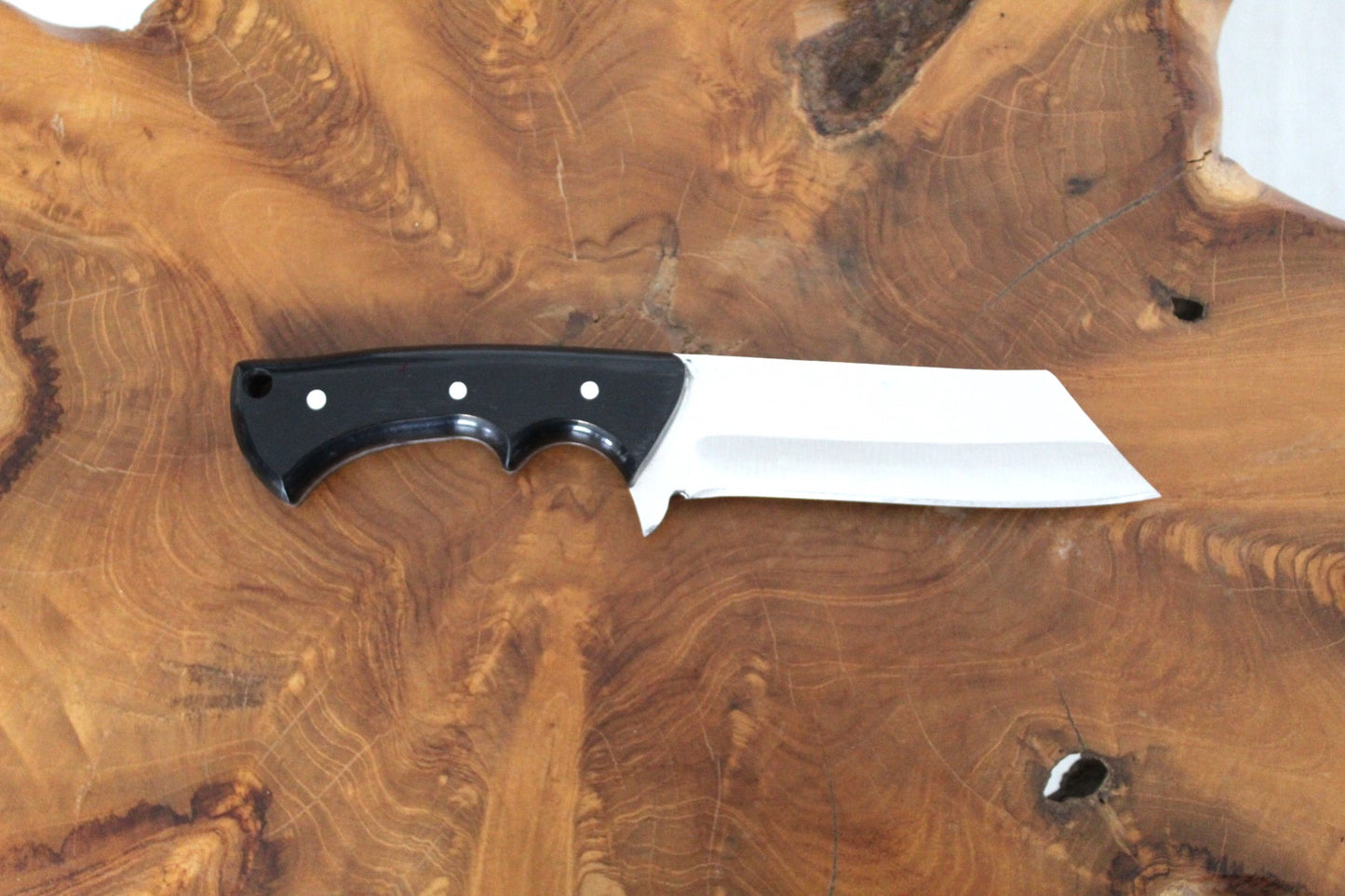 10 "Handgefertigtes Personalisiertes Tanto-Messer mit Lederscheide