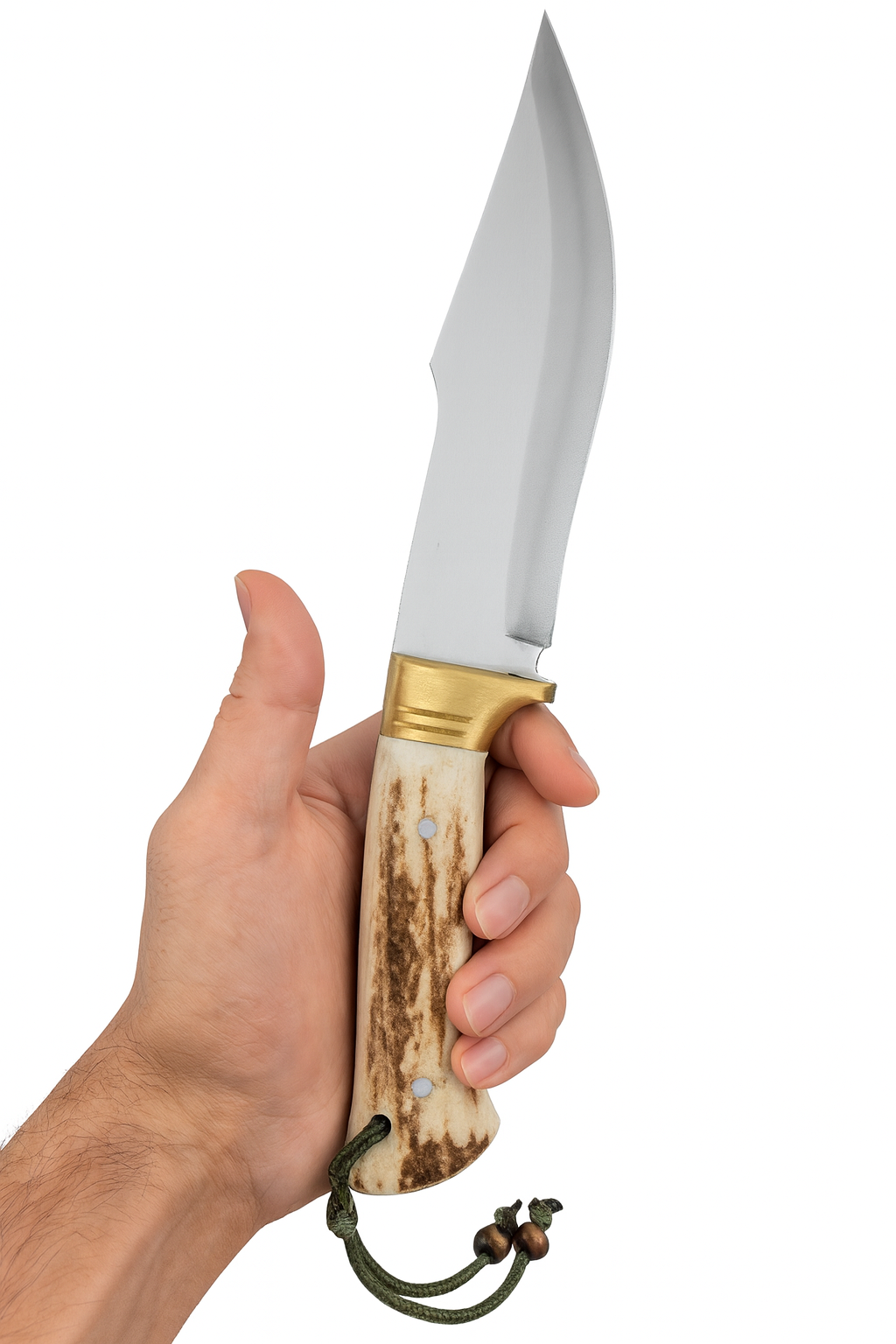 2 Stück Hirschgeweih Jagdmesser Set Personalisiert (Dh115)