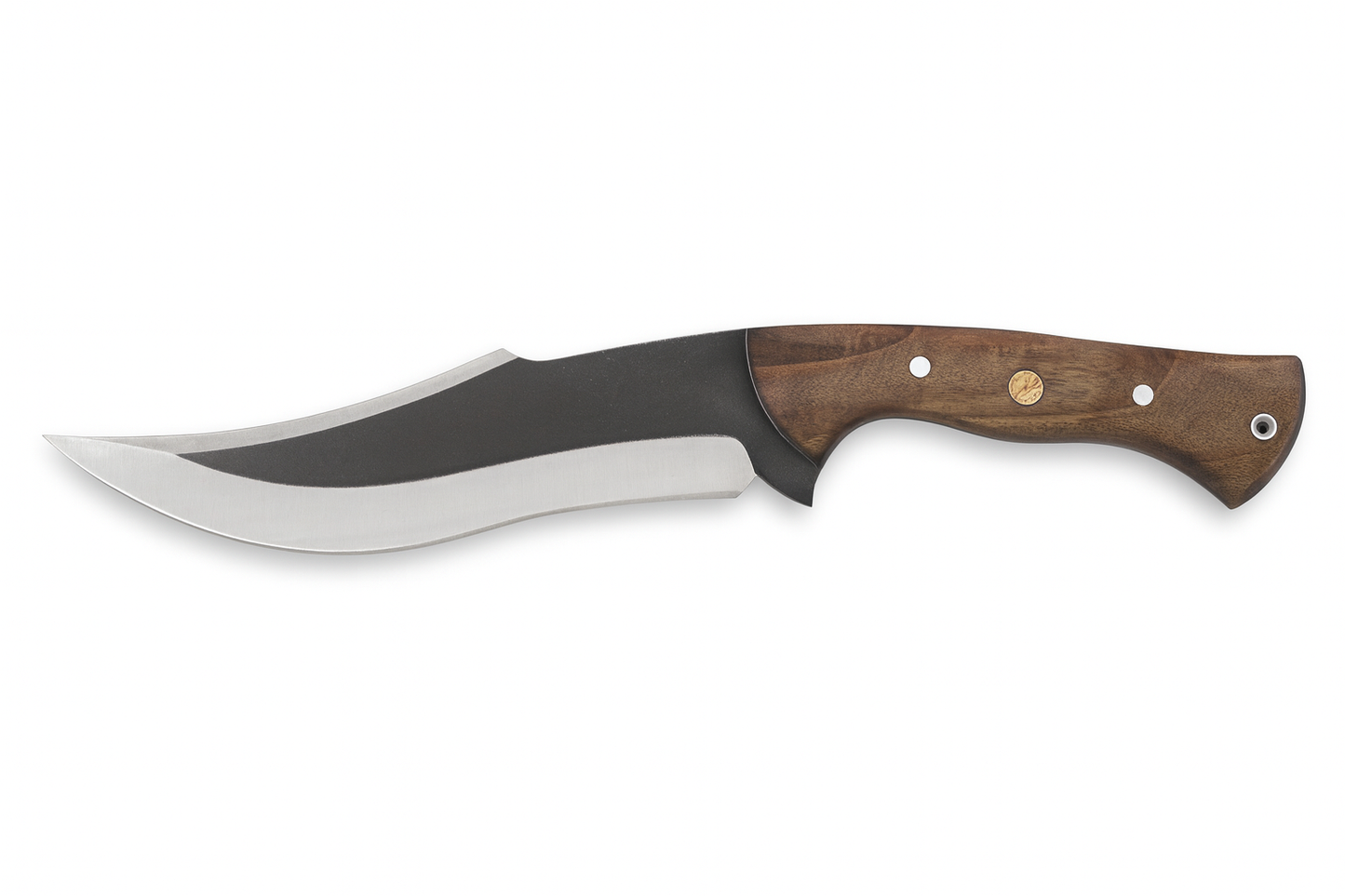 12,6 "professionelles Jagdmesser mit Walnussholz Griff Personalisiert