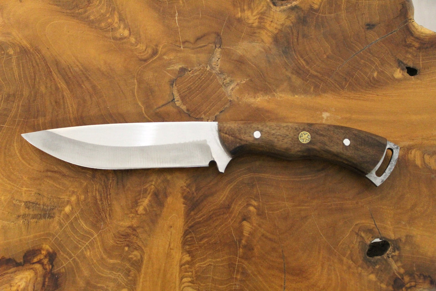 10 " Bushcraft Messer mit Walnussholz Griff Personalisiert
