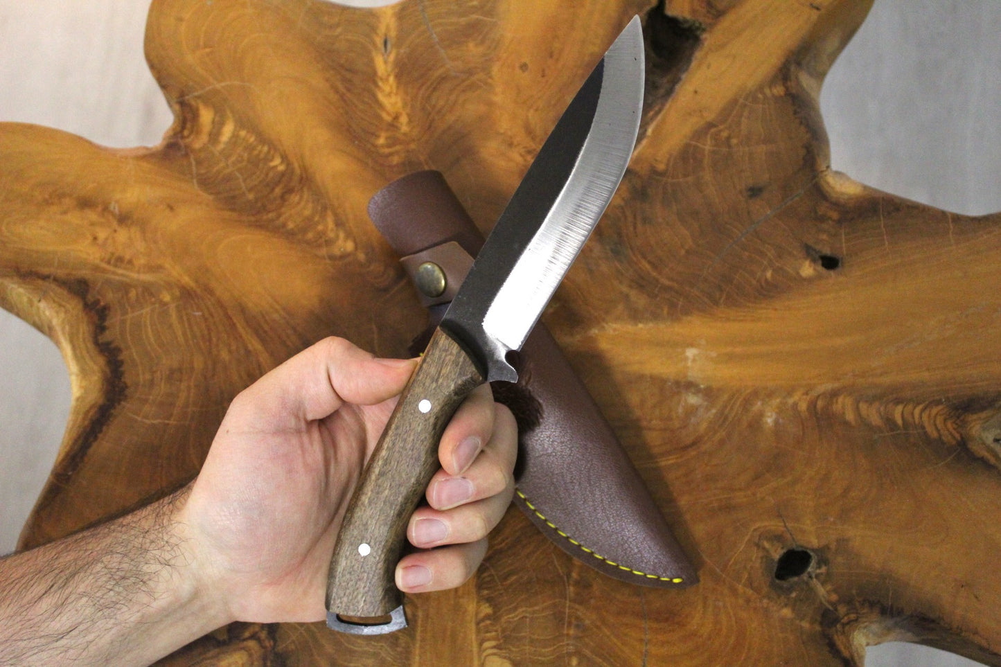 Handgefertigtes Jagdmesser Bushcraft Personalisiert